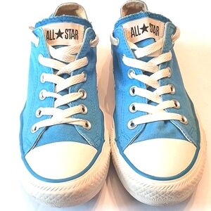 CONVERSE All Star Low Top Kids Sneakers Blue Size 6